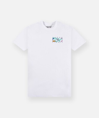 PAPER PLANE   WHITE PAINT TEE NEW RELEASE SIZE 2XL   