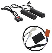 Tusk Lock-On Heated Grip Kit Plug In Thumb Warmer Atv Polaris Honda Yami Kawai