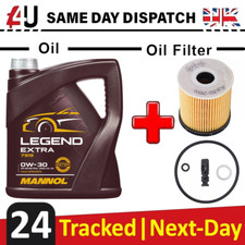 SERVIZIO AUTO OLIO MOTORE 5L 0W-30 FILTRO PER ELANTRA I20 TUCSON SPORTAGE SORENTO