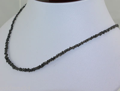Vintage Damen Halskette ''mit rohen Diamanten''