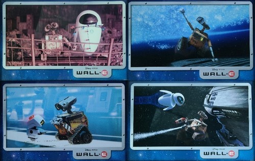 Lot of 4 - Disney Pixar WALL-E Movie/Film Black Framed Pictures/Prints/Artwork - Picture 2 of 9