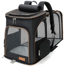 Large Cat Backpack Carrier Expandable Pet Carrier Backpack for Small Dogs Med...