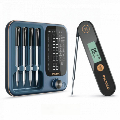 INKBIRD Wireless Meat Thermometer 4-multiple Sensors Cooking Instant Read IHT-1X