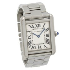 Cartier Tank Solo Ref. 3170 24mm Stainless Steel Quartz Watch #W321645-1