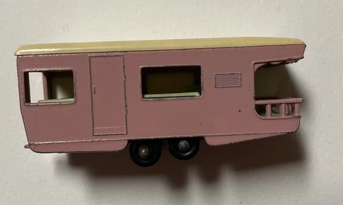 Vintage  Matchbox Series No 23 Made In England By Lesney Trailer Caravan