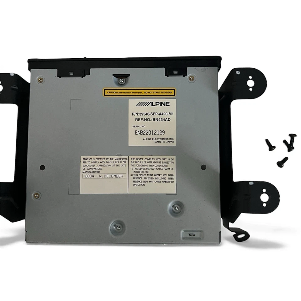 2004-06 Acura TL GPS Navigation DVD Drive, Disc, & Code 39540-SEP-A410-M1 - Image 3 of 3