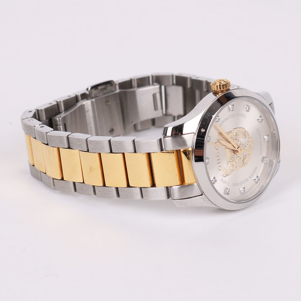 Gucci Cat Watches 12P Diamond Combi Women's Watch 132814279 thumbnail 5