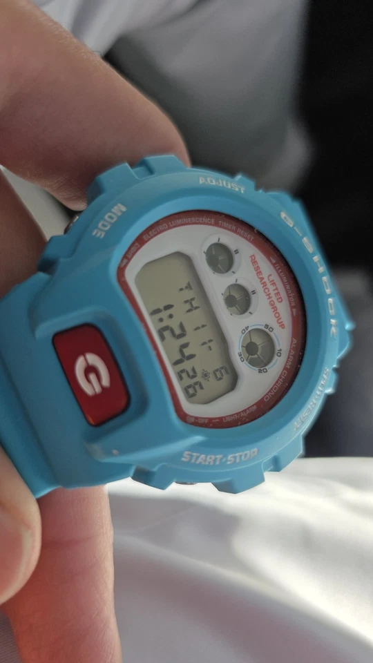 Logotipo de árvore azul claro G-SHOCK DW-6900LRG LRG edição limitada 2009 - Imagem 3 de 4