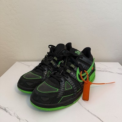 Nike Air Rubber Dunk Off-White Green Strike Size 10