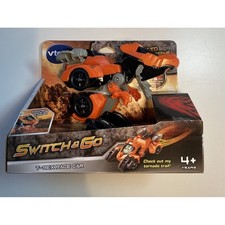 VTech Switch  Go T-Rex Race Car Easy to Transform Animated Dino Eyes Driver