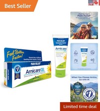 Fragrance-Free Arnica Gel 2.6 oz - Homeopathic Relief for Sore Muscles Bruises