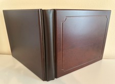 The Bombay Company Memory Photo Album Book Wooden Brass NEW Unused