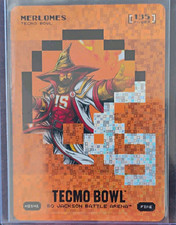 Tecmo Bowl Bo Jackson Battle Arena Tecmo Merlomes Fire Helmet HI141