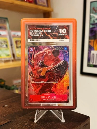 Roronoa Zoro OP01-025 Romance Dawn 2022 One Piece TCG Japanese Ace / PSA 10