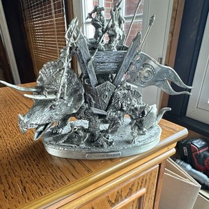 Rawcliffe Fine Pewter Dragon Statue The Saurian Behemoth 1986 Plymouth 276/2500