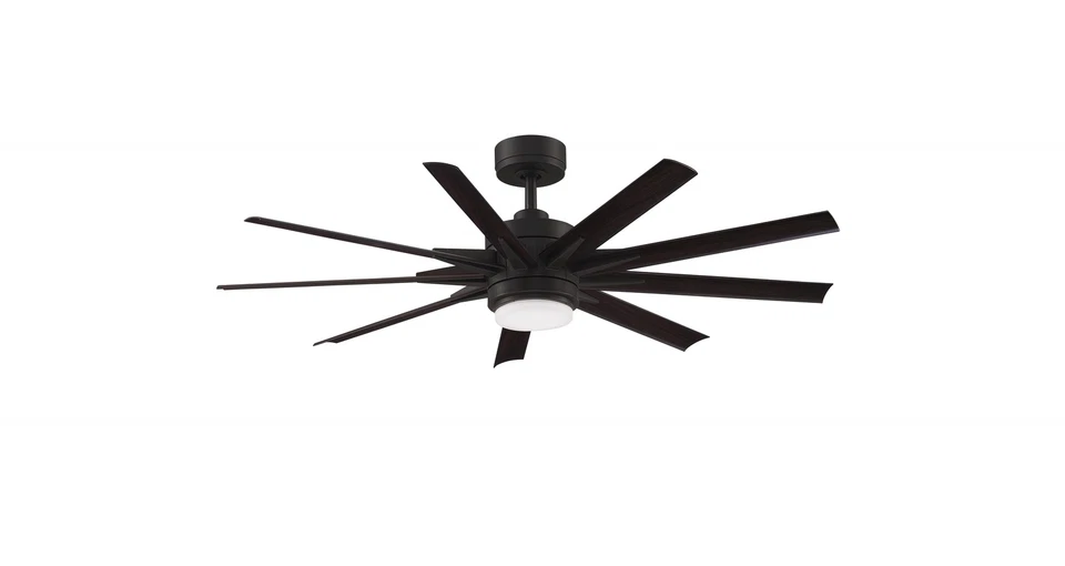 Fanimation Odyn Custom 1-Light 9-Blade Ceiling Fan Motor (Only) in Dark Bronze - Image 2 of 2
