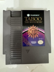 Taboo The Sixth Sense NES Nintendo Entertainment System 1989 + Retro Case