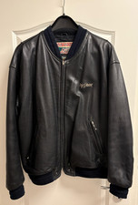 Diesel Vintage Lederjacke schwarz Herren XL