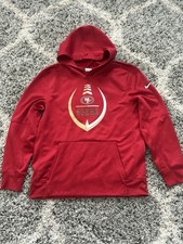 Nike Youth San Francisco 49ers Icon Performance Pullover Hoodie Scarlet Size XL