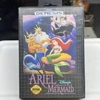 New ListingDisney Ariel the Little Mermaid (Genesis 1992) Box w/ Manual Hang Tab w/Reg Card