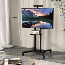 Portable Television Stand Rolling TV Stand Mobile TV Cart For 32-70 Inch TV