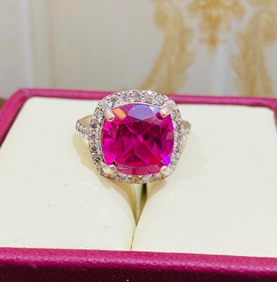 Rubin Ring für Sie Rubin Geschenk Rosa Rubin Stein Ring Top Qualität Rubin Silberring