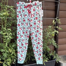 Secret Treasures Juniors Penguins Fleece Cuffed Jogger Pajama Pants Size Large