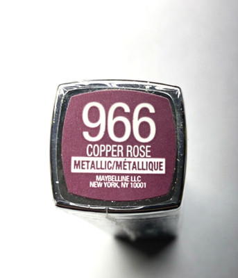 Maybelline Sensational Matte Metallics Lipstick, #966 Copper Rose, Sealed