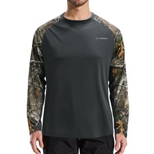 Men's UPF 50 UV Sun Protection SPF Rash Guard Lightweight Long Sleeve Shirts...