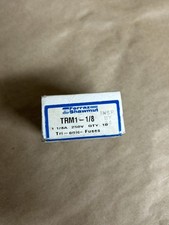 Lot of 9 Shawmut Gould TRM 1-1/8A 250V Time Delay Fuses