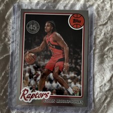 Topps 2025-26 Collin Murray-Boyles RC #80BK-56 Raptors 1980-81 Insert Card