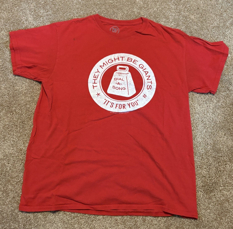 Vintage They Might Be Giants Speedy Shirt LARGE dial a song TMBG