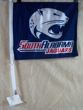 University Of South Alabama Jaguars Car Flag NCAA