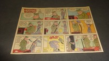 BEETLE BAILEY by Mort Walker / Snoopy   Sunday Comic Clip Strip 1981