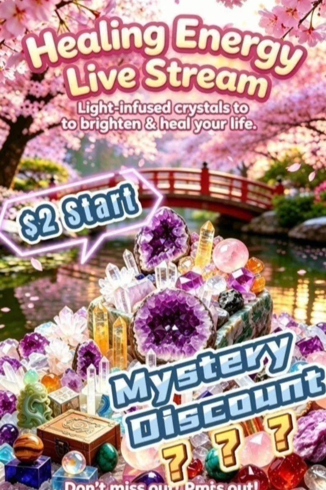 FSVW ✨ Live: Unveiling Rare Energy Crystals | Starts $2 | Free Shipping✈️