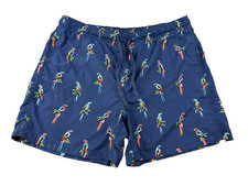 Kanu Surf Men  s Board Swim Trunks Blue Pattern Size XL Excellent Condition