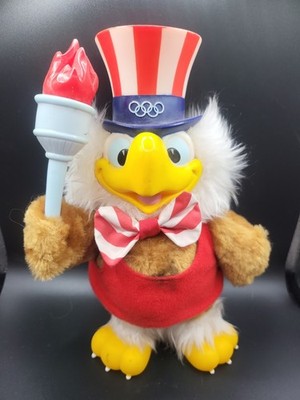 Sam the Olympic Eagle 1980 Applause La Olympics Plush 7''