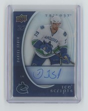 2008-09 Upper Deck Trilogy Ice Scripts Daniel Sedin #IS-DS