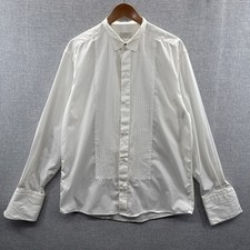 ETON Tuxedo Shirt Mens 42/16.5 Classic White French Cuff Formal Quiet Luxury