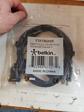 Cable KVM USB Belkin OmniView Pro Series Plus - 6 pies - negro - F3X1962b06