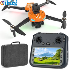 Drone per riprese video GPS Con Fotocamera 4K, Schermo Telecomando 4,5 Pollici, 