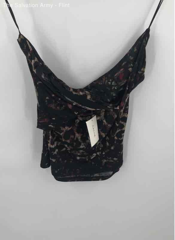 Cache Womens Multicolor Abstract One Shoulder Cas… - image 5