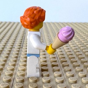 LEGO Ninjago Movie: Lauren, ICE CREAM CONE, njo0350, 70615, FIRE MECH, 2017