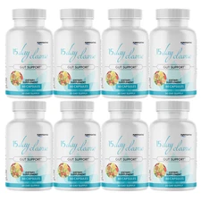 15 Day Cleanse Supplement Support for Cleansing and Gut Detox - 8 Bottles