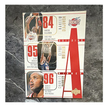 Upper Deck 1996-97 Building a Winner #145 Rockets Olajuwon Drexler Barkley