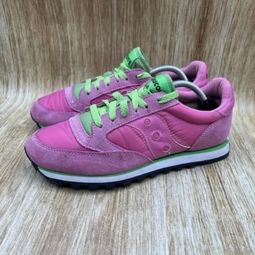 Saucony Jazz Women's Size 8 Pink White Shoes Sneakers Casual Low Top 1866-109 - Image 3 of 4