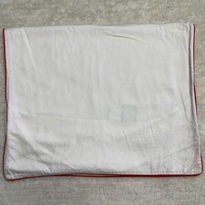Frette At Home White Fuchsia 100 Cotton Pillow Cases 2 19 x 30.5"
