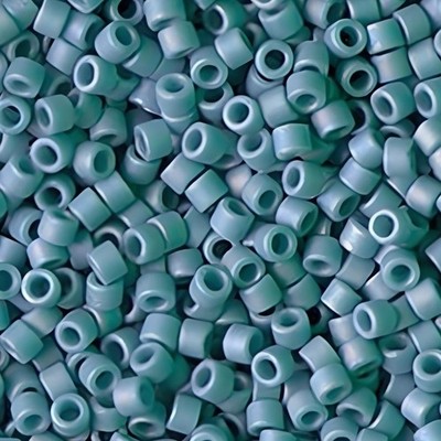Miyuki Delica Seed Beads Size 11/0 Matte Opq Glazed Rainbow Peacock 7.2g DB2315