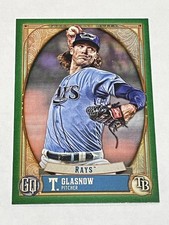 2021 Topps Gypsy Queen Baseball Green #51 - Tyler Glasnow - Tampa Bay Rays
