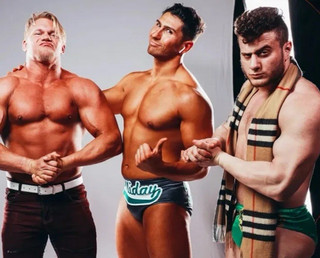 RICHARD HOLLIDAY MLW DYNASTY RING INDOSSATO USATO SCRITTA TRONCHI GEAR MJF wwe aew